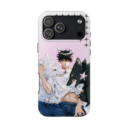 Hot Wolf Boy Tough Phone Case — Cute Pastel Kawaii Protector