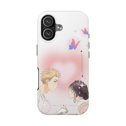 Height Difference Tough Phone Case — Romantic Heart Design