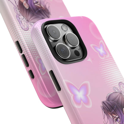 Demon Slayer Y2K Shinobu — Anime Butterfly Pink Protective Case