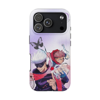 Anime Tough Phone Case — Jujutsu Kaisen Satoru & Yuji Protective Cover