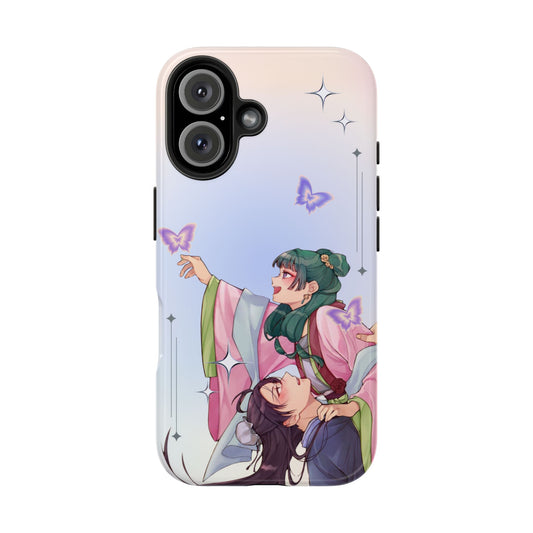 Butterfly One-Sided Couple Phone Case — Cute Pastel Kawaii Tough Phone Case
