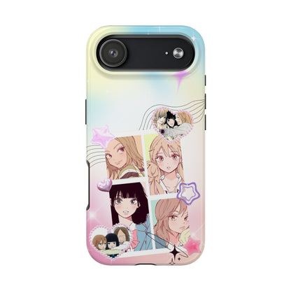 Pastel Girl-Friends Tough Phone Case —Kawaii Girls Portraits