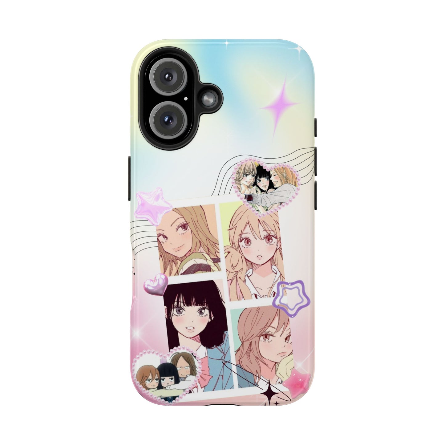 Pastel Girl-Friends Tough Phone Case —Kawaii Girls Portraits