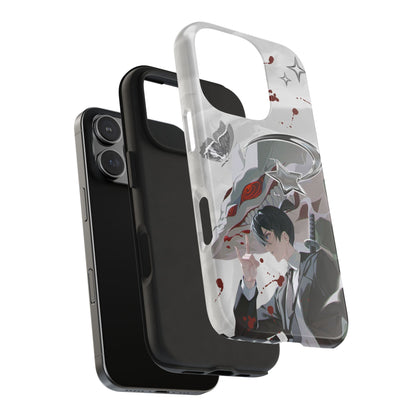 Anime Aki Demon Mask Tough Phone Case — Stylish Protective iPhone Cover