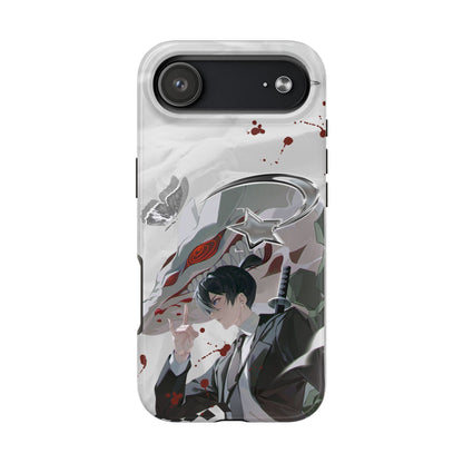 Anime Aki Demon Mask Tough Phone Case — Stylish Protective iPhone Cover