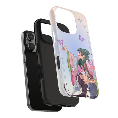 Butterfly One-Sided Couple Phone Case — Cute Pastel Kawaii Tough Phone Case