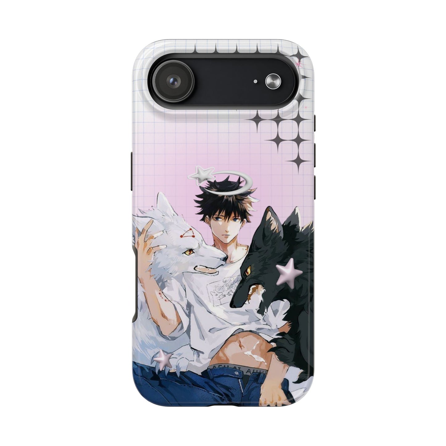 Hot Wolf Boy Tough Phone Case — Cute Pastel Kawaii Protector