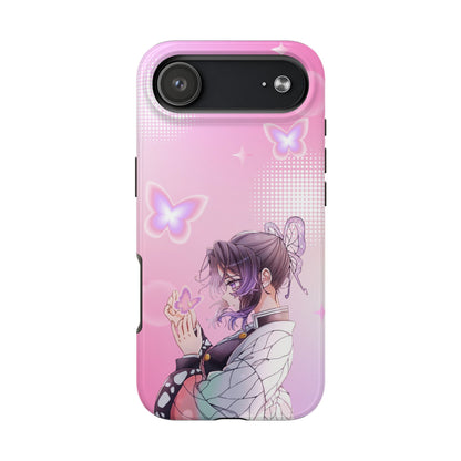 Demon Slayer Y2K Shinobu — Anime Butterfly Pink Protective Case