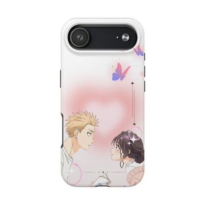 Height Difference Tough Phone Case — Romantic Heart Design