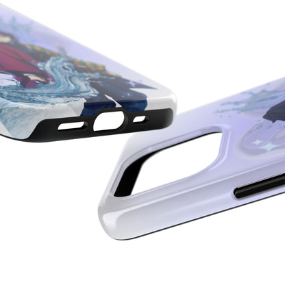 Water-Style Anime Phone Case — Giyu Tomioka Tough Protective Cover