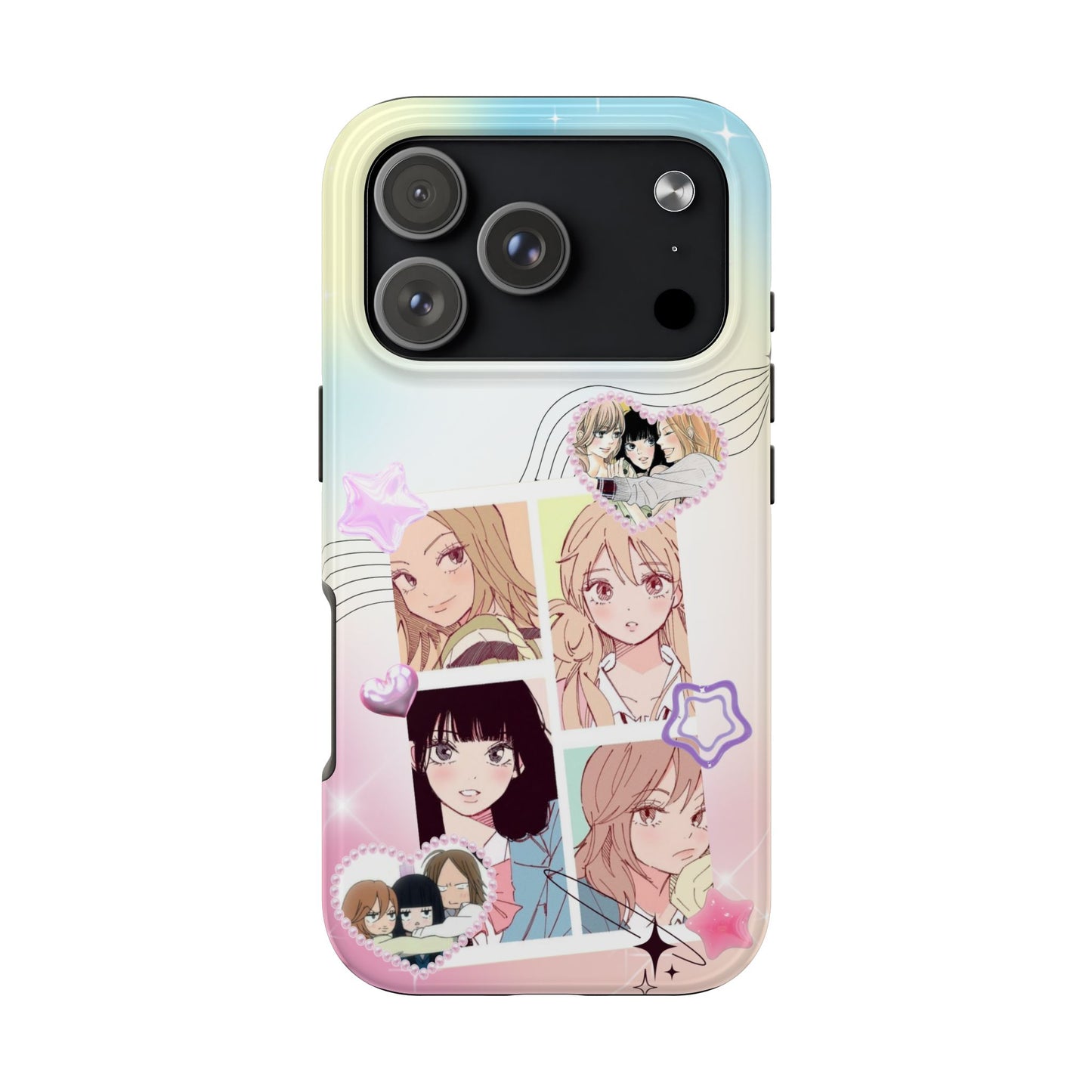Pastel Girl-Friends Tough Phone Case —Kawaii Girls Portraits