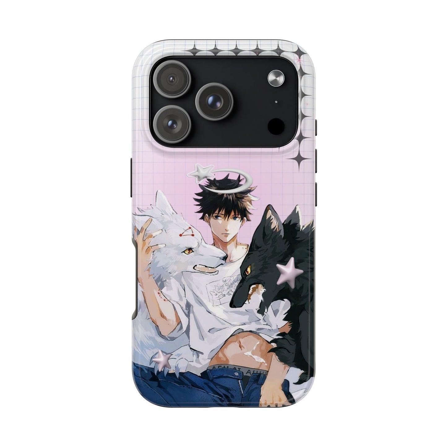 Hot Wolf Boy Tough Phone Case — Cute Pastel Kawaii Protector