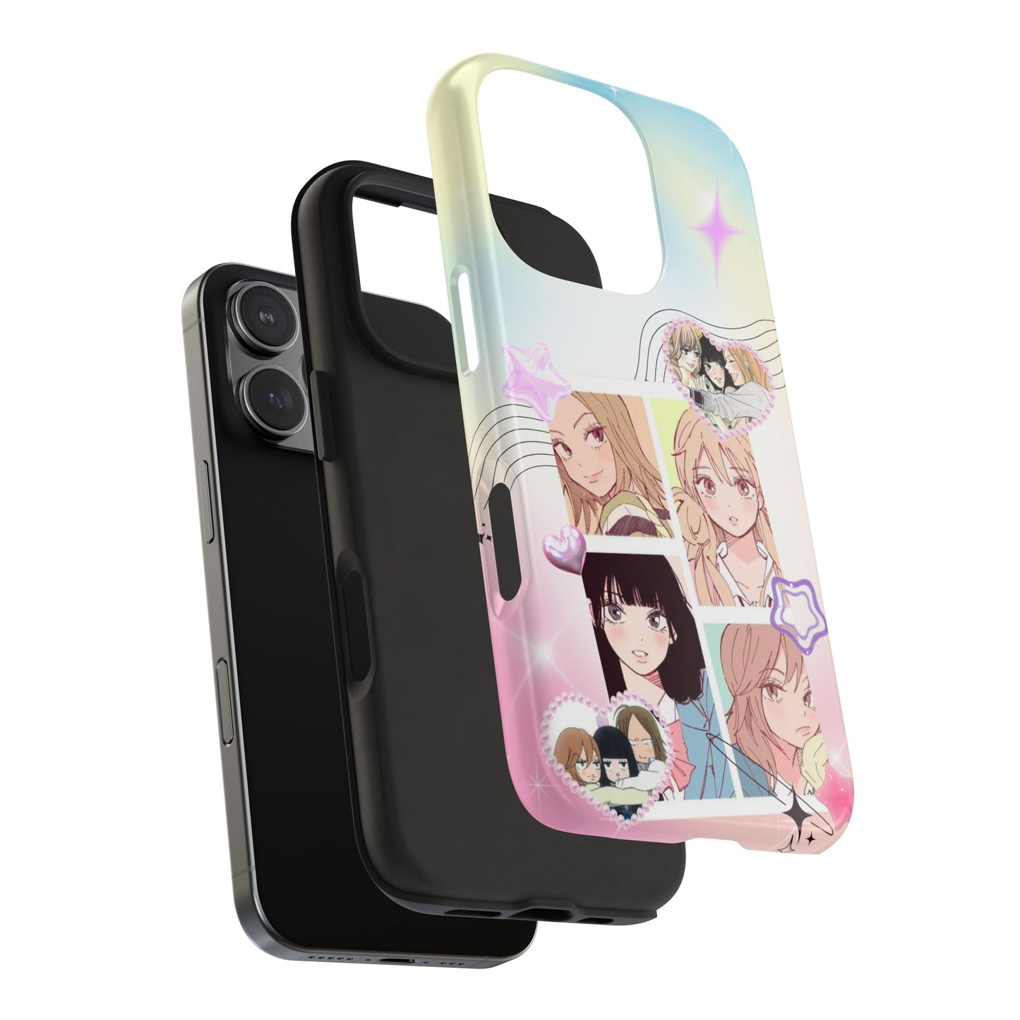 Pastel Girl-Friends Tough Phone Case —Kawaii Girls Portraits