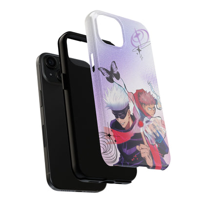 Anime Tough Phone Case — Jujutsu Kaisen Satoru & Yuji Protective Cover