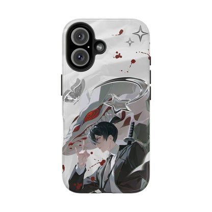 Anime Aki Demon Mask Tough Phone Case — Stylish Protective iPhone Cover